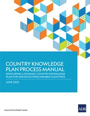 Country knowledge plan process manual cover image
