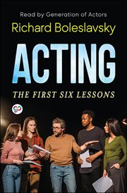Acting-the first six lessons cover image