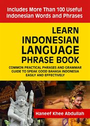 Learn indonesian language phrase book cover image