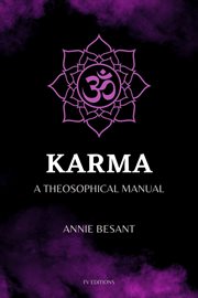 Karma : A Theosophical Manual (Easy to Read Layout) cover image