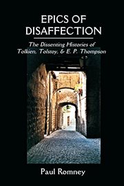 Epics of disaffection cover image