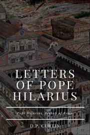 Letters of Pope Hilarius cover image