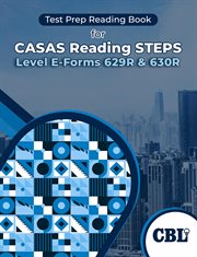 Test Prep Reading Book for Casas Reading Steps Level E-forms 629R & 630R cover image
