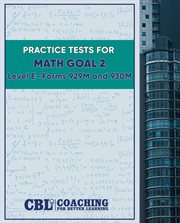 Practice Tests for Casas Math Goal 2 Level E, Forms 929m and 930m cover image