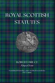 Royal Scottish Statutes cover image