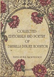 Collected Editorials and Poetry of Drusilla Dunjee Houston cover image