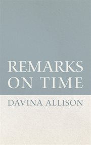 Remarks on Time cover image