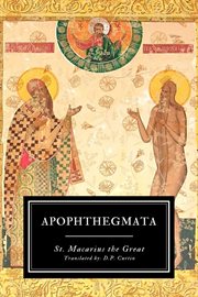 Apophthegmata cover image