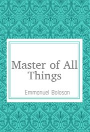 Master of all things cover image