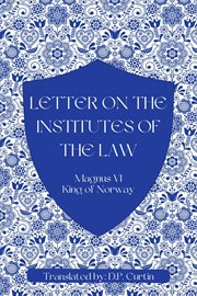 Letter on the Institutes of the Law cover image