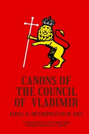 Canons of the Council of Vladimir cover image