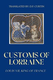 Customs of Lorraine cover image