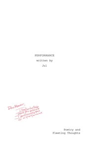 Performance cover image