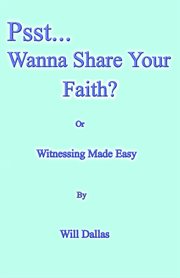 Psst...wanna share your faith? cover image