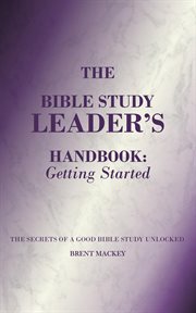 The bible study leader's handbook cover image