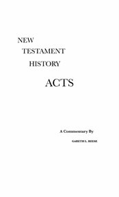 Acts : A Critical and Exegetical Commentary cover image