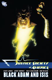 Justice society of america: black adam and isis sc cover image