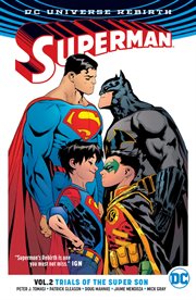 Superman. Volume 2, issue 7-13, Trials of the super son cover image