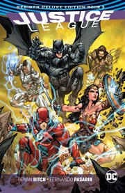 Justice league: the rebirth deluxe edition book 3. Issue 26-33 cover image