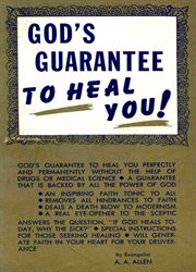 God's guarantee to heal you cover image