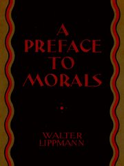A Preface to Morals cover image