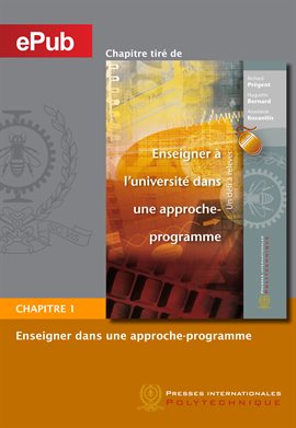 Cover image for Enseigner à l'université dans une approche-programme (chapitre)