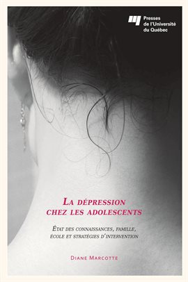 Cover image for La dépression chez les adolescents