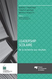 Leadership scolaire : de la recherche aux résultats cover image
