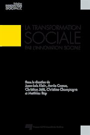 La transformation sociale par l'innovation sociale cover image