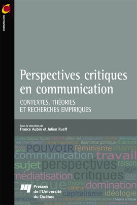 Cover image for Perspectives critiques en communication
