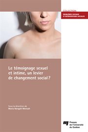 Le témoignage sexuel et intime, un levier de changement social? cover image