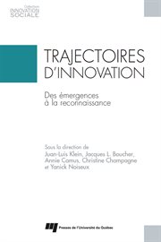 Trajectoires d'innovation : des émergences à la reconnaissance cover image
