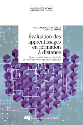 Cover image for Évaluation des apprentissages en formation à distance