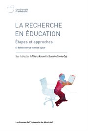 La recherche en éducation : étapes et approches cover image
