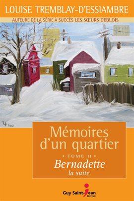 Cover image for Bernadette, la suite
