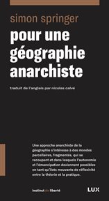 Pour une géographie anarchiste cover image
