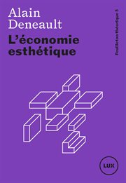 L'économie esthétique cover image