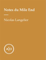 Notes du Mile End cover image