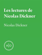 Les lectures de Nicolas Dickner cover image