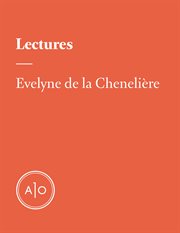Les lectures d'Evelyne de la Chenelière cover image