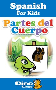 Spanish for kids - body parts storybook cover image