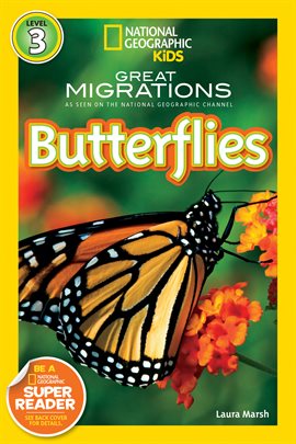 Cover image for National Geographic Readers: Great Migrations Butterflies