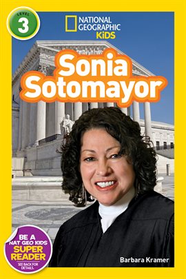 Cover image for National Geographic Readers: Sonia Sotomayor