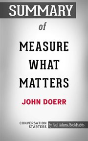 Summary of measure what matters cover image