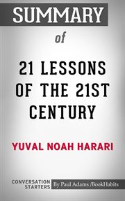 Summary of 21 lessons for the 21st century cover image