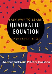 Quadratic equation. easy way to learn equation cover image