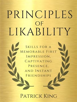 Cover image for Principles of Likability