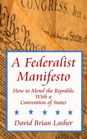 A federalist manifesto cover image