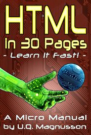 HTML in 30 Pages cover image