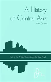 A History of Central Asia cover image
